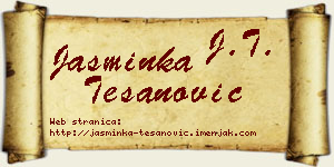 Jasminka Tešanović vizit kartica